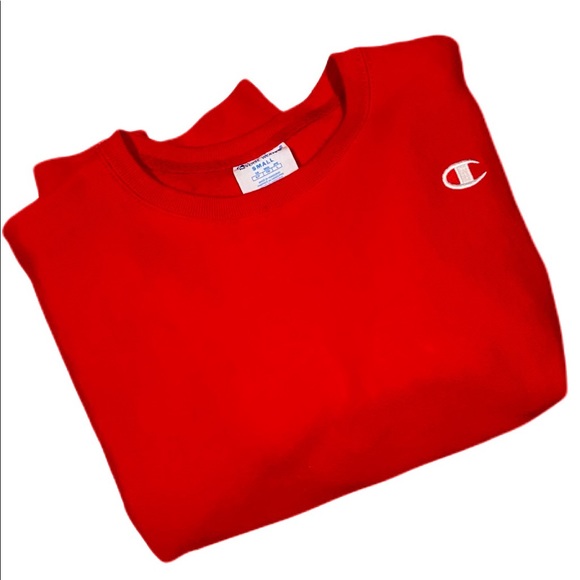 Solid Red Champion Reverse Weave - Picture 2 of 4